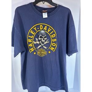 Harley-Davidson Destination Tacoma Washington Mens 2XL T-Shirt‎ Skull
